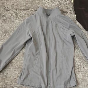 Gray Full-Zip Jacket